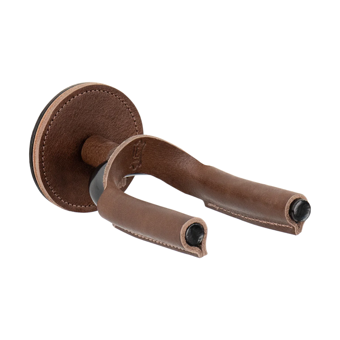 Levy's Forged Hangers, Black with Brown Leather