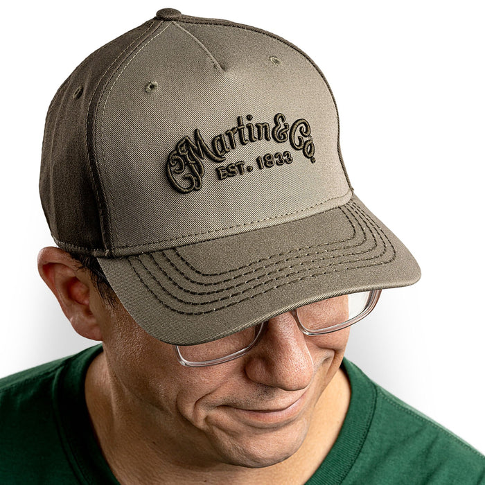 Martin Hat Ball Cap 1833 CFM Logo, Army Olive