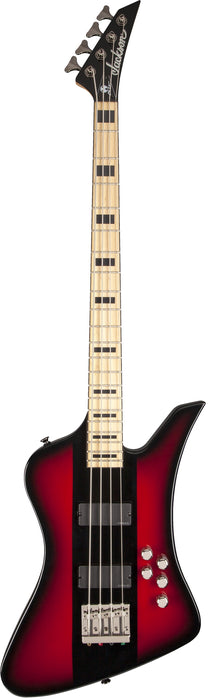 Jackson X Series Signature David Ellefson Kelly Bird IV Bass, Maple Fingerboard, Red Stripe