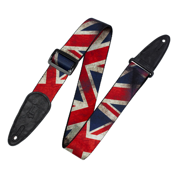 Levy's Flag Series 2" Wide Polyester Guitar Strap, United Kingdom