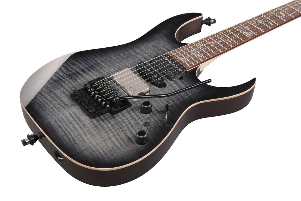 Ibanez RG8870BRE - RG j.custom Axe Desing Lab 6-String Electric Guitar w/Case - Black Rutile
