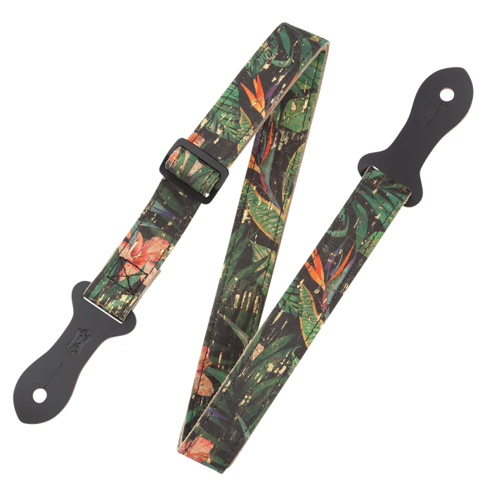 Levy's Cork Ukulele Series 1" Wide Cork Multi-instrument Strap, Tropical