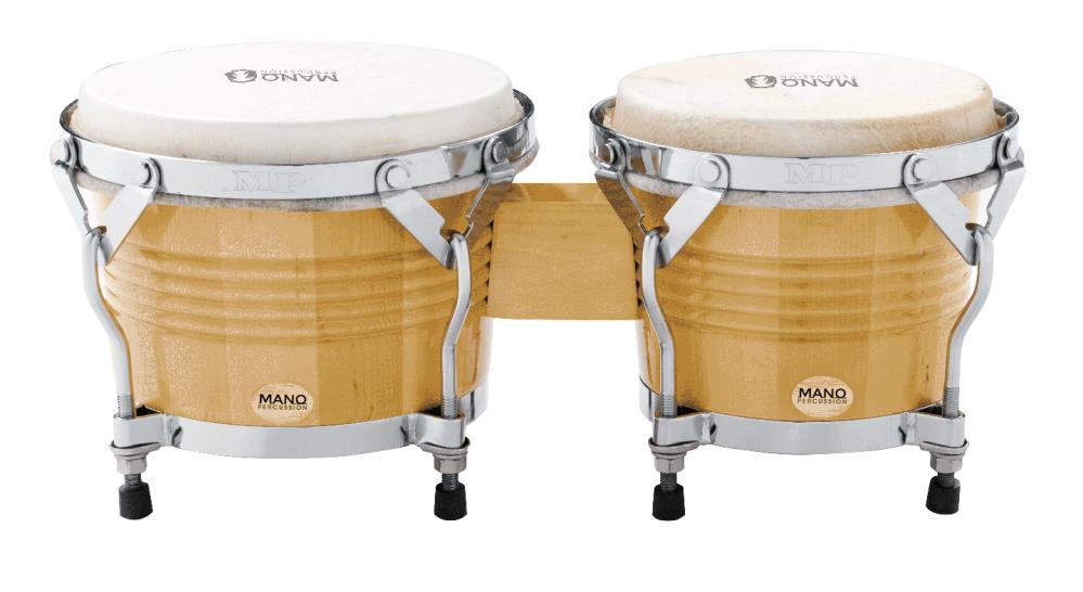 Mano Percussion MP1778-NA Bongo Set 7'' & 8'' - Natural