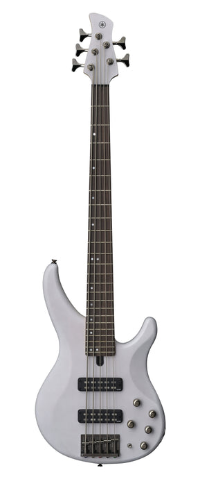 Yamaha TRBX505 5-String Electric Bass Translucent White