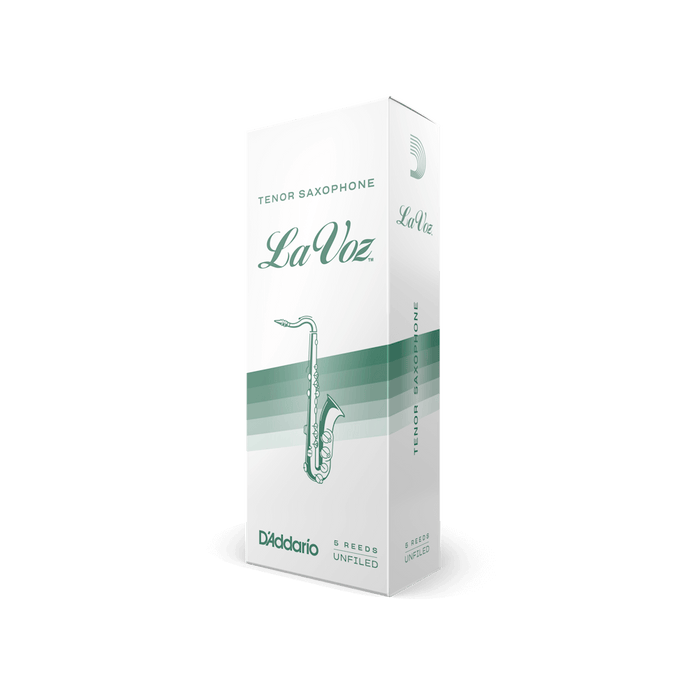 D'Addario La Voz Tenor Saxophone Reeds - Medium - 5 Pack