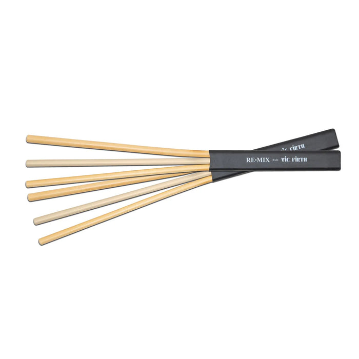 Vic Firth RE·MIX Brushes Rattan/Birch