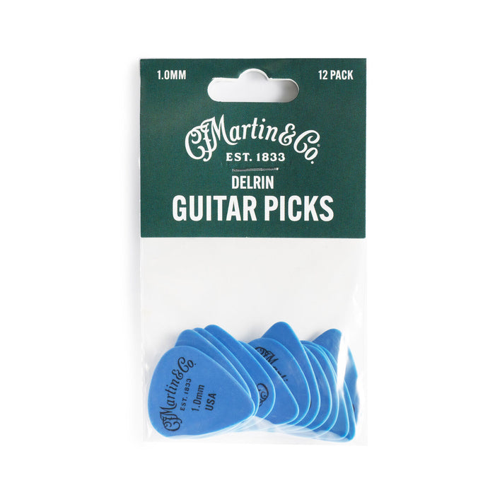 Martin Pick 12 Pack 351 Blue Delrin 1.0mm