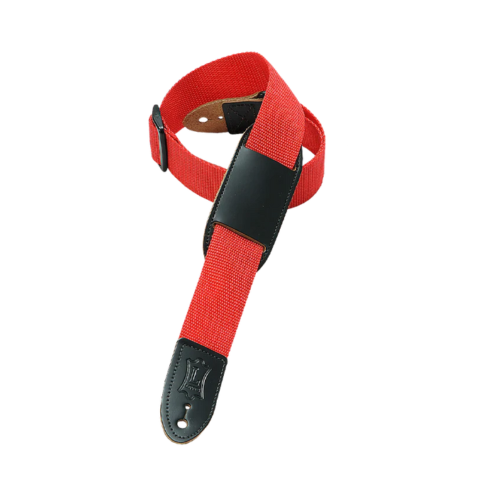 Levy's Junior Ukulele Series 1 1/2" Wide Poly Youth Guitar & uke Strap, Red