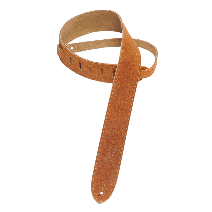 Levy's Simply Suede Series 2" Wide Guitar Strap, Honey