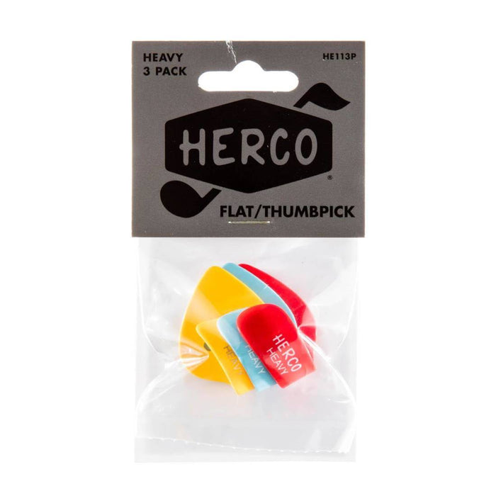HercoFlat Thumbpicks pack of 3