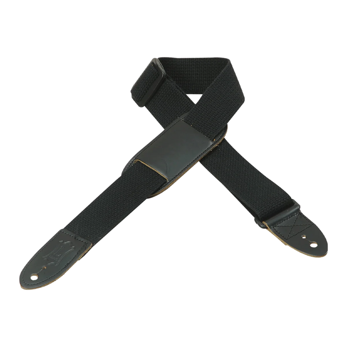 Levy's Junior Ukulele Series 1 1/2" Wide Cotton Youth Guitar/ Uke Strap, Black