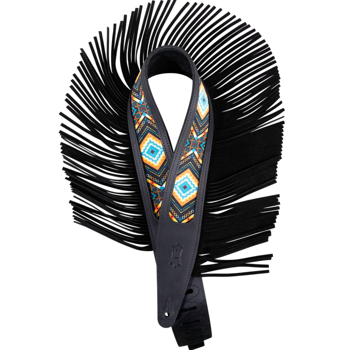 Levy's Crazy Horse Outlaw Series Guitar Strap, Black