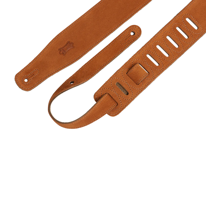 Levy's Simply Suede Series 2 1/2" Wide Guitar Strap, Copper