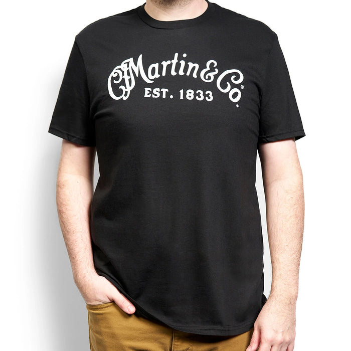Martin Men T CFM Logo Solid Black, 3X