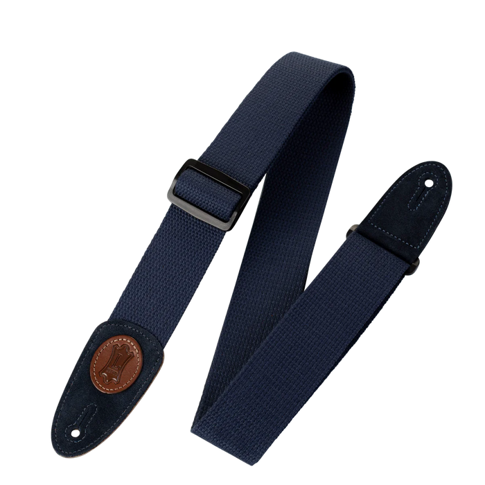 Levy's Signature Cotton Series 2" Wide Cotton Guitar Strap, Navy