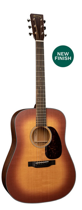 Martin Guitars D-18 Standard Dreadnought Acoustic Guitar w/Case - Satin Amberburst