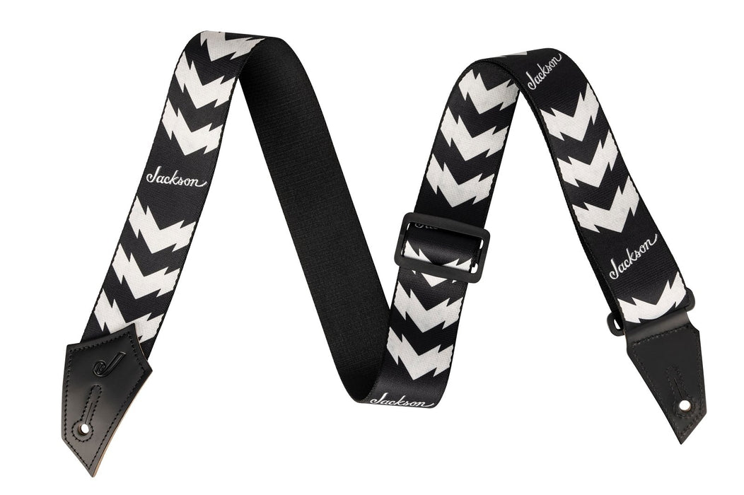 Jackson -   Double V Black/White - Strap