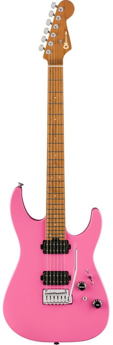 Charvel Pro-Mod DK24 HH 2PT CM, Caramelized Maple Fingerboard, Bubblegum Pink - Demo