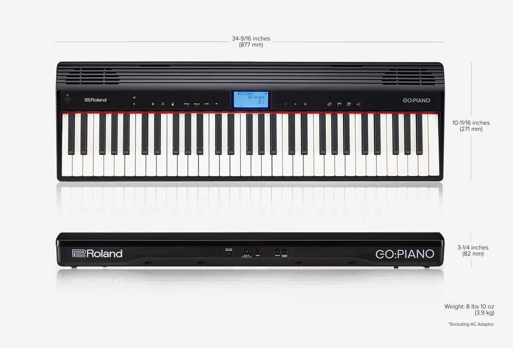 Roland GO-61P GO:PIANO Portable Keyboard - Demo