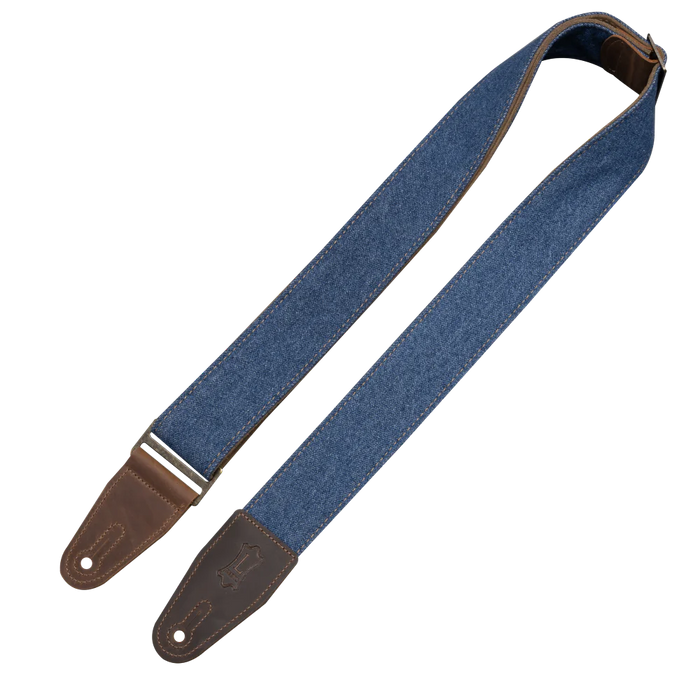 Levy's Denim Series Denim Guitar Strap, Blue