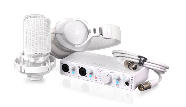 Arturia MiniFuse 2 Recording Pack, White