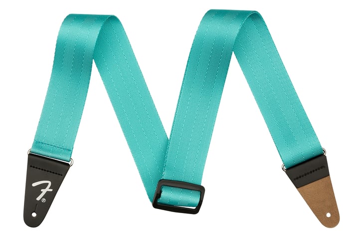 Fender 2" Am Pro Seat Belt Strap, Miami Blue