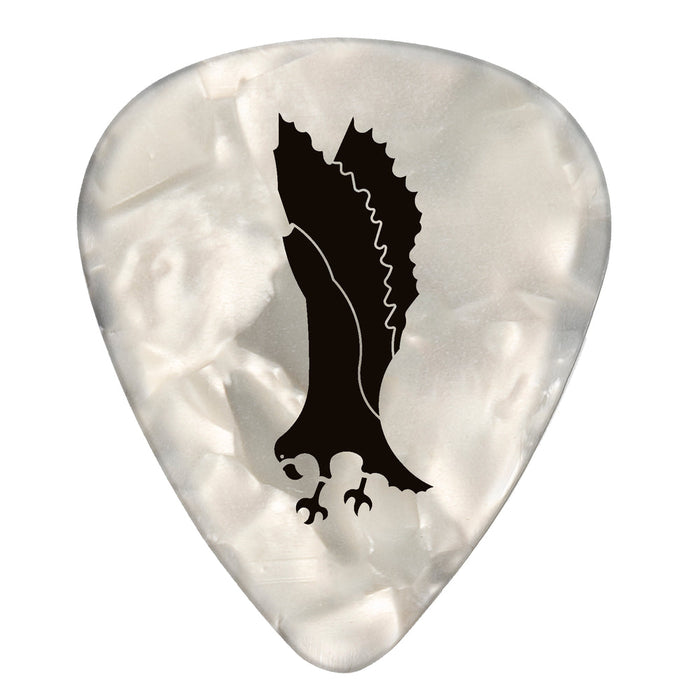 PRS Celluloid Picks (12), White Pearloid Thin