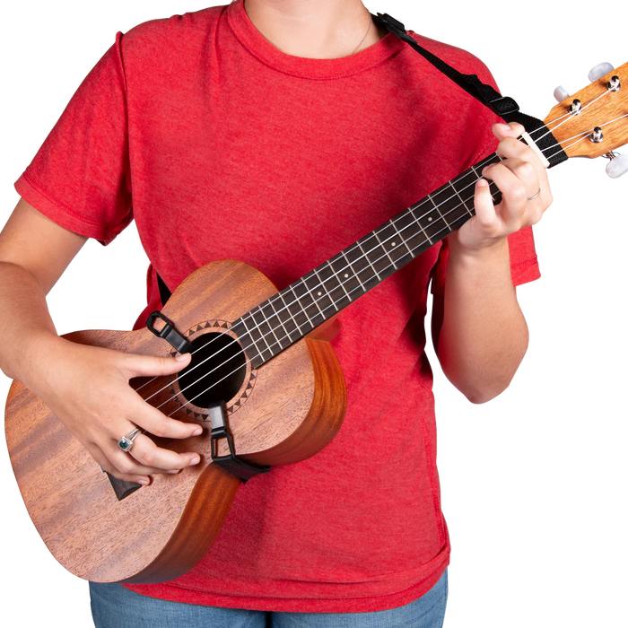 Levy's Mandolin Series Uke Hook Strap, Black