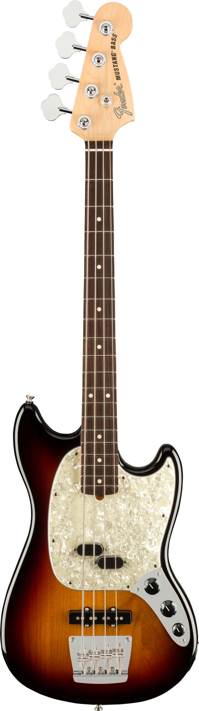 Fender American Performer Mustang Bass 3-Color Sunburst — Zedem