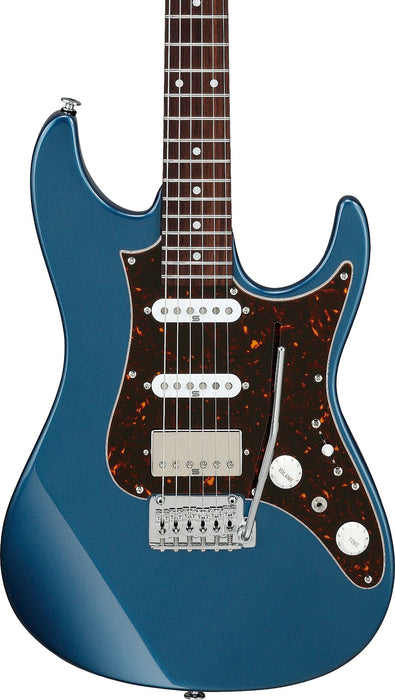 Ibanez AZ2204NPBM - AZ Prestige 6-String Electric Guitar w/Case - Prussian Blue Metallic