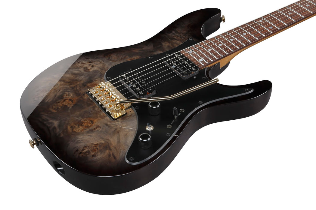 Ibanez AZ41P1PBTGB - AZ Premium 6-String Electric Guitar w/ Bag - Transparent Gray Burst