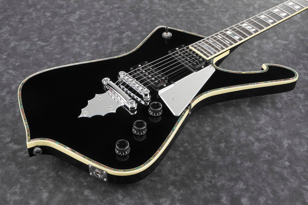 Ibanez PS10BK - Paul Stanley Signature 6-String Electric Guitar w/Case - Black