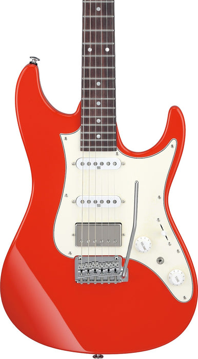 Ibanez AZ2204NWVR - AZ Prestige 6-String Electric Guitar w/Case - Vermillion Red