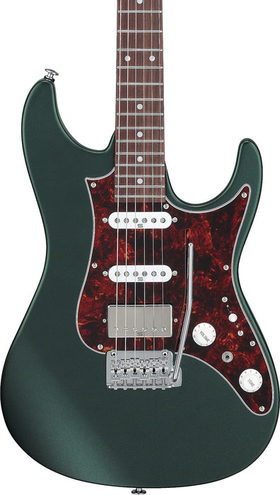 Ibanez AZ2204NVGF - AZ Prestige 6-String Electric Guitar w/Case - Ivy Green Metallic Flat
