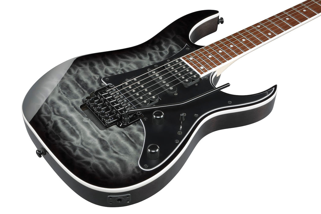 Ibanez RG450QMBTGB - RG Standard 6-String Electric Guitar - Transparent Gray Burst