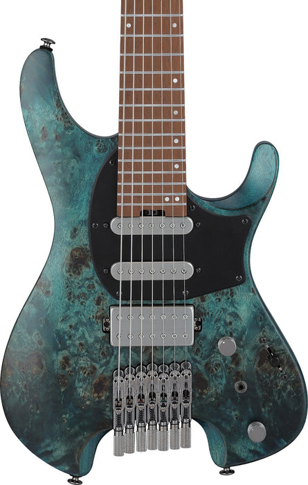 Ibanez Q547PBCOL - Q Standard 7-String Electric Guitar w/ Bag - Cosmic Blue Low Gloss
