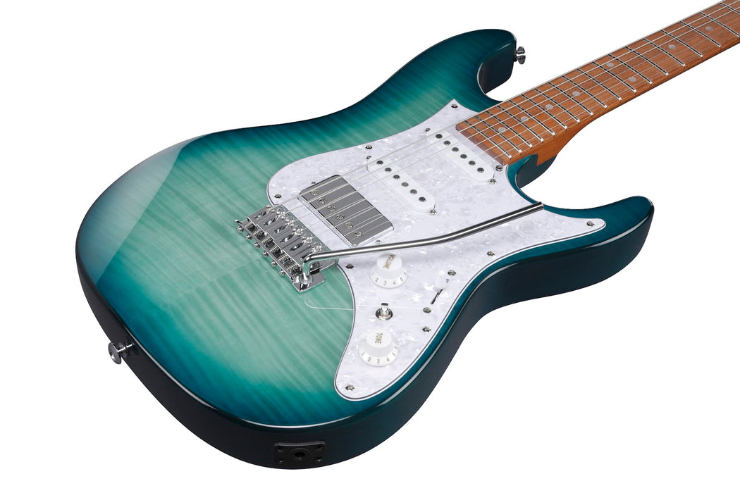 Ibanez AZ22S1FTXB - AZ Standard 6-String Electric Guitar - Transparent Turquoise Burst