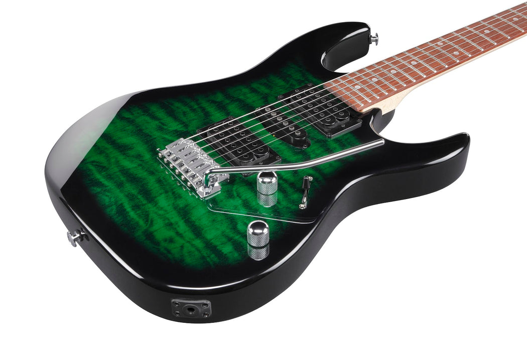 Ibanez GRX70QA GIO Electric - Transparent Emerald Burst