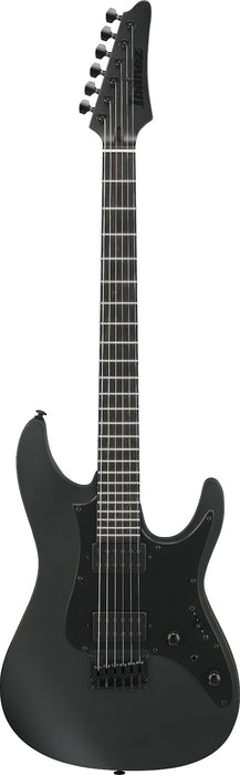 Ibanez AZ41B1BKF - AZ Iron Label 6-String Electric Guitar - Black Flat