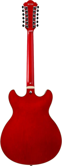 Ibanez AS7312TCD - AS Artcore 12-String Electric Guitar  - Transparent Cherry Red