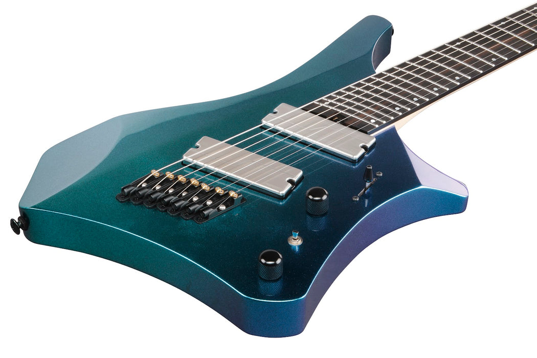Ibanez A Series 7-String Electric Guitar w/Gigbag, Nebula Shift
