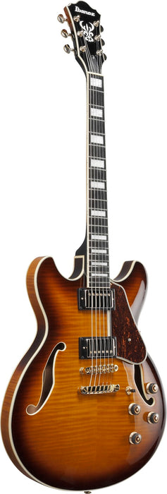 Ibanez AS93FMVLS - AS Artcore Expressionist 6-String Electric Guitar - Violin Sunburst