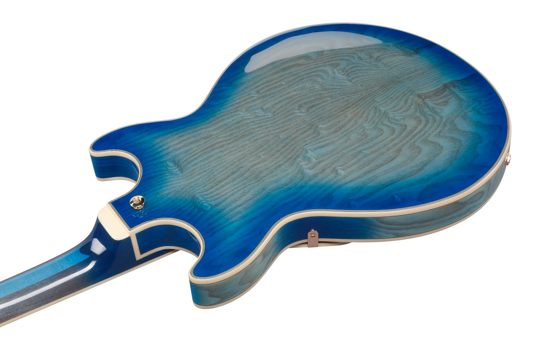 Ibanez AM93QAJBB - AM Artcore Expressionist 6-String Electric Guitar - Jet Blue Burst