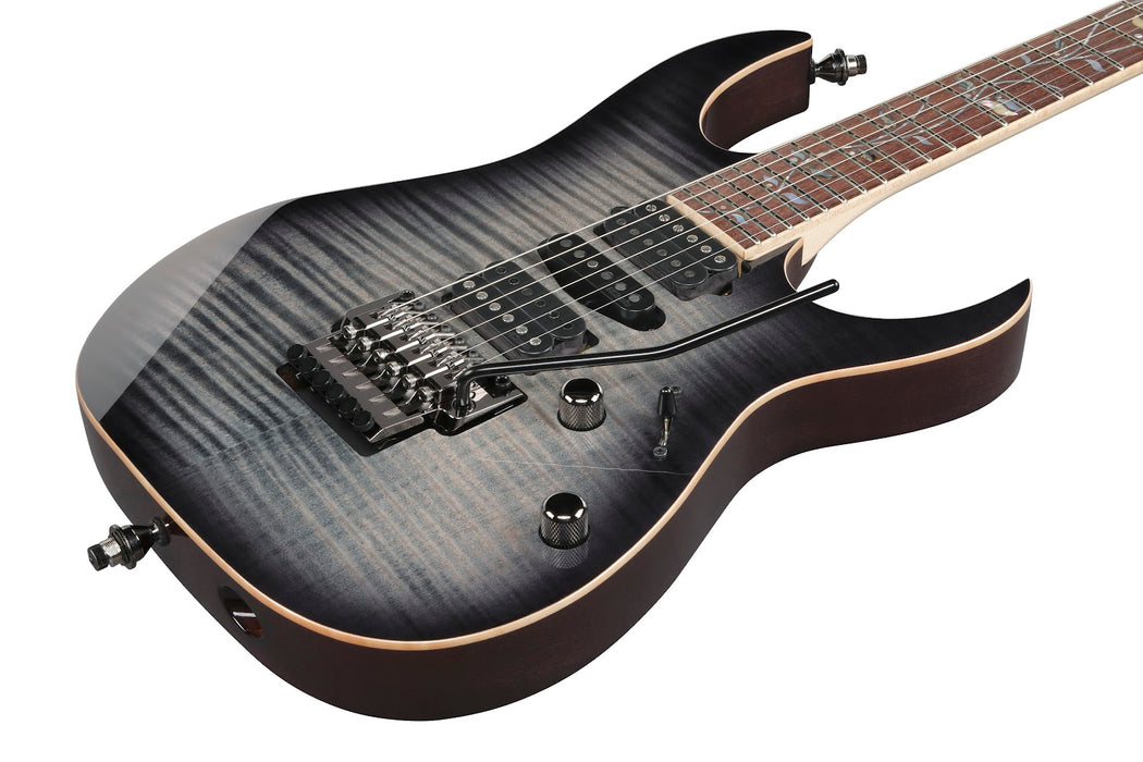 Ibanez RG8570BRE - RG j.custom 6-String Electric Guitar w/Case - Black Rutile