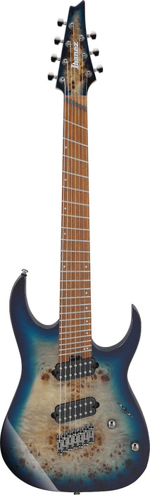Ibanez RGMS7PBCBS - RG Multi Scale 7-String Electric Guitar - Cosmic Blue Starburst