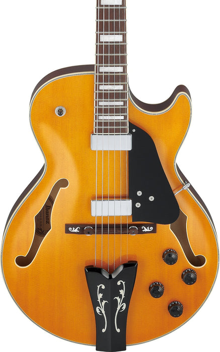Ibanez GB10EMAA - George Benson Signature 6-String Hollow Body Electric Guitar - Antique Amber