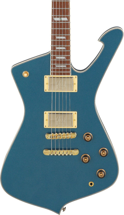 Ibanez IC420ABM - Iceman 6-String Electric Guitar w/Bag - Antique Blue Metallic