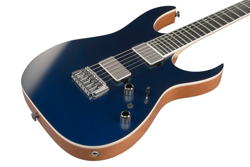 Ibanez RG5121RDBF - RG Prestige 6-String Electric Guitar w/Case - Dark Tide Blue Flat