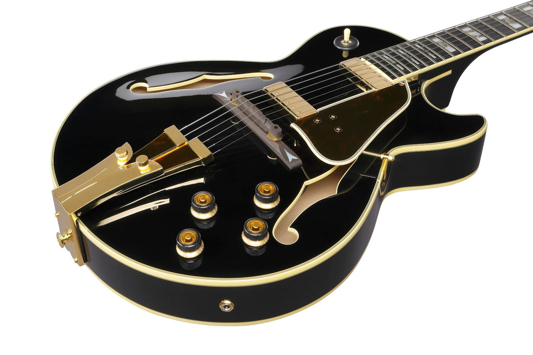 Ibanez GB10BK - George Benson Signature 6-String Electric Guitar w/Case - Black