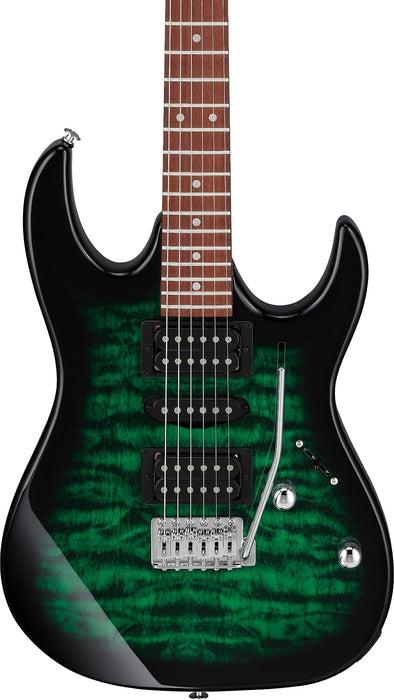 Ibanez GRX70QA GIO Electric - Transparent Emerald Burst